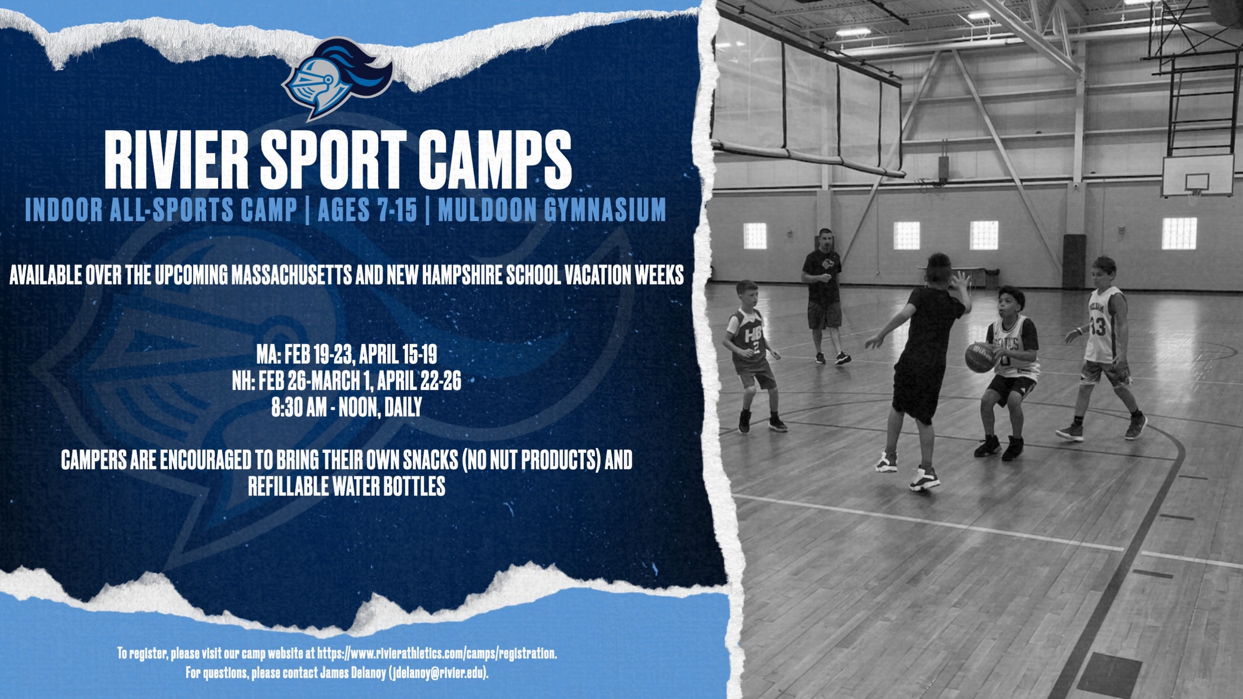 Rivier Introduces Co-Ed Indoor All Sport Camps