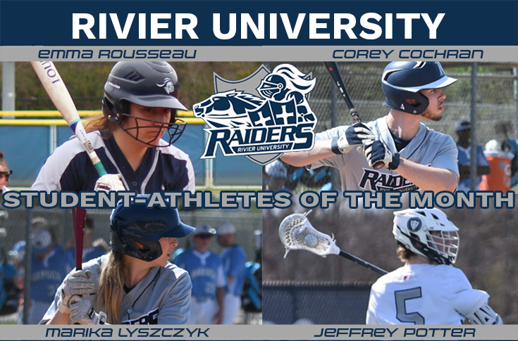 Athletics: Rivier announces March 2020 Student-Athletes of the Month