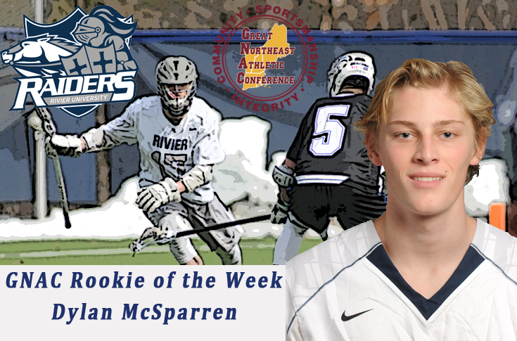 Men's Lacrosse: Dylan McSparren named GNAC Rookie of the Week, for the second time.