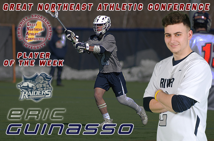 Men's Lacrosse: Eric Guinasso earns GNAC Player of the Week.