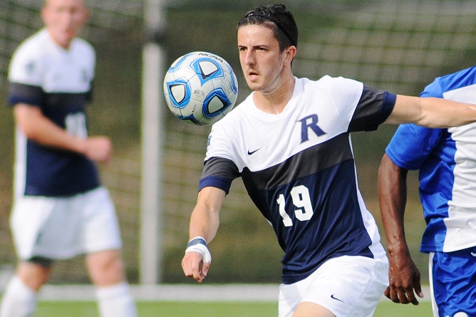 Men's Soccer blanks Wheelock, 6-0; Russo collects hat trick