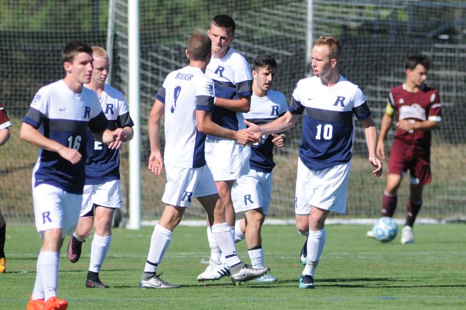 Men's Soccer draws even with Anna Maria, 2-2
