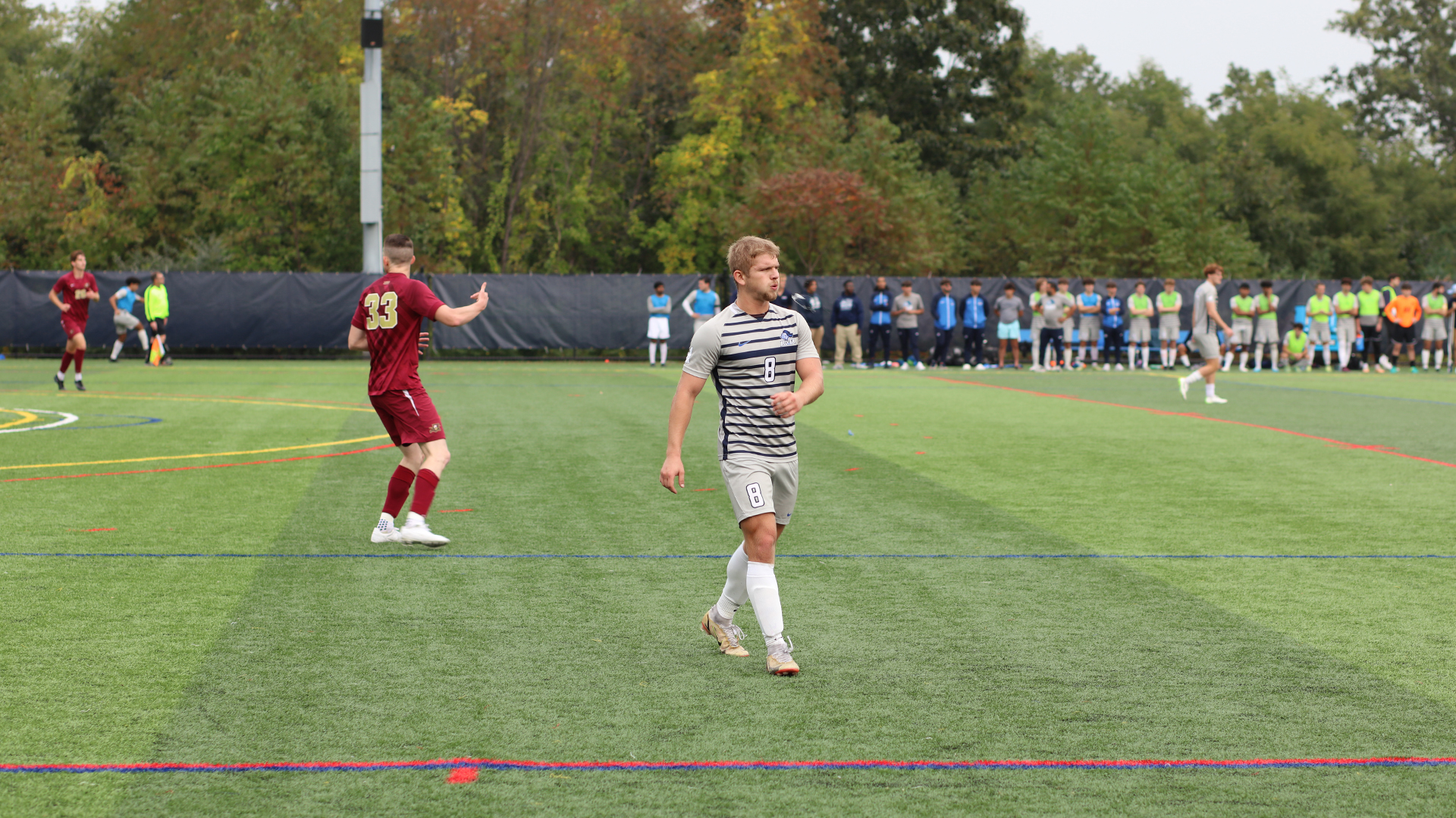 Men’s Soccer Falls to Norwich on Team Impact Day