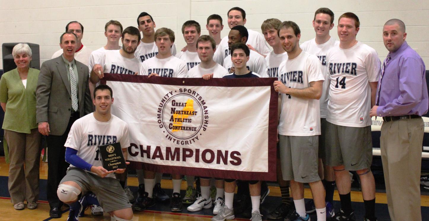 Men's Volleyball captures fifth straight GNAC Championship