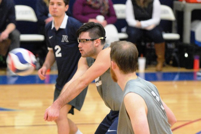 2015 Live Free or Die Invitational, Day Two: Men's Volleyball sweeps Gulls