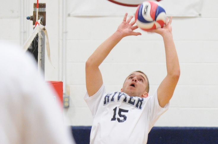 Men's Volleyball: Rivier blanks Johnson & Wales, 3-0