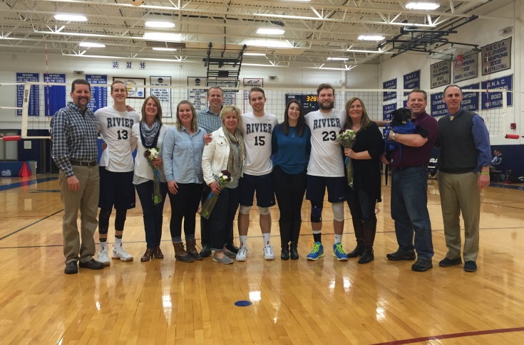 Men's Volleyball: Raiders fall to Lasell on Senior Night