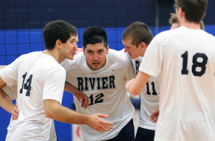 Men's Volleyball: Rivier sweeps their way to a pair of GNAC wins