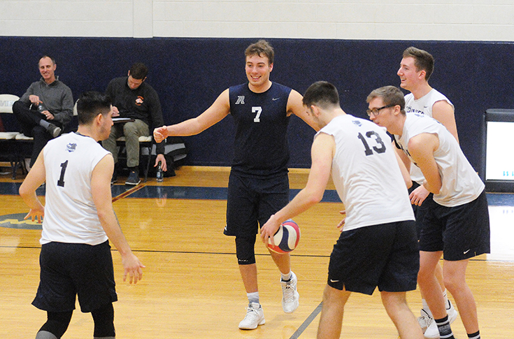 Men's Volleyball: Rivier Knocks Off No. 1 ranked, Springfield College 3-0