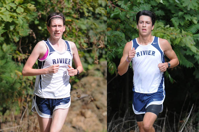 Rivier XC runs to a pair of third place finishes at the Raider Invitational
