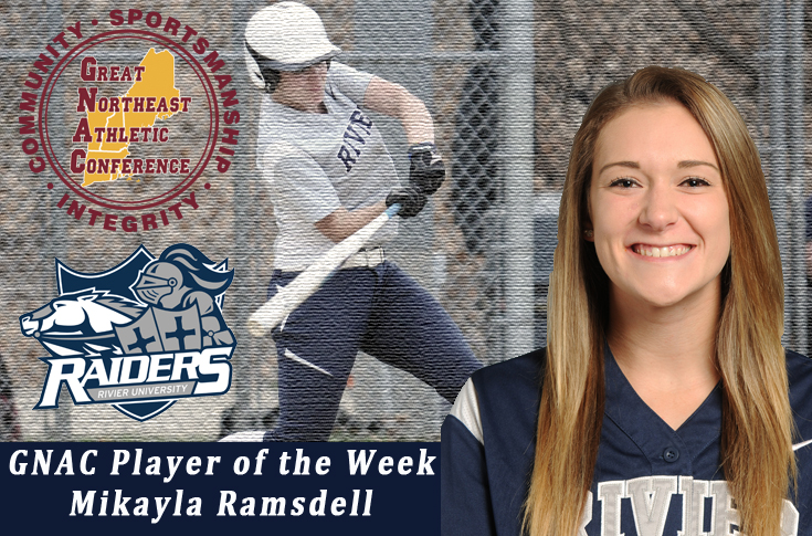Softball: Mikayla Ramsdell named GNAC Player of the Week!