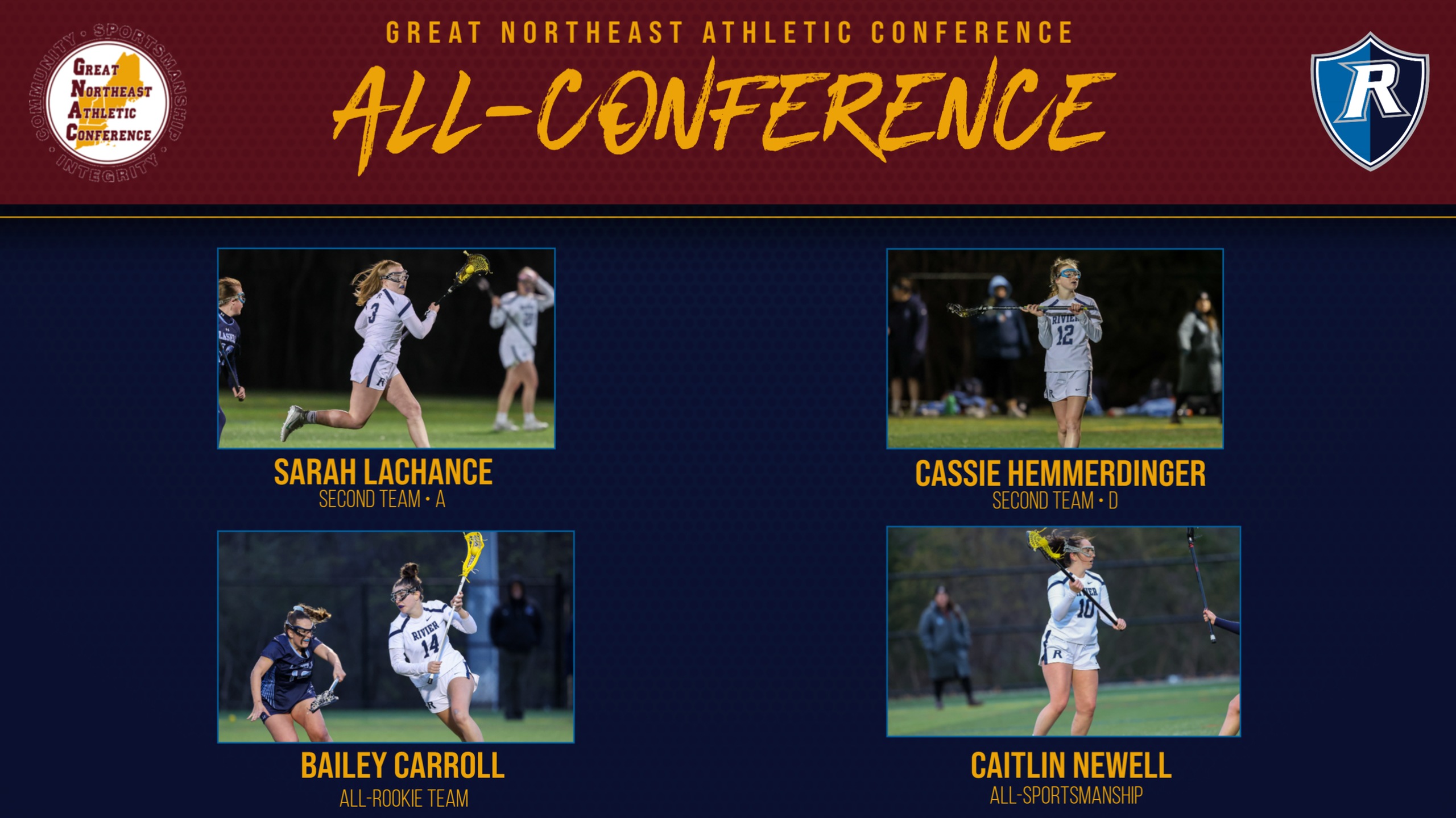 Four Earn GNAC All-Conference Honors for Women's Lacrosse