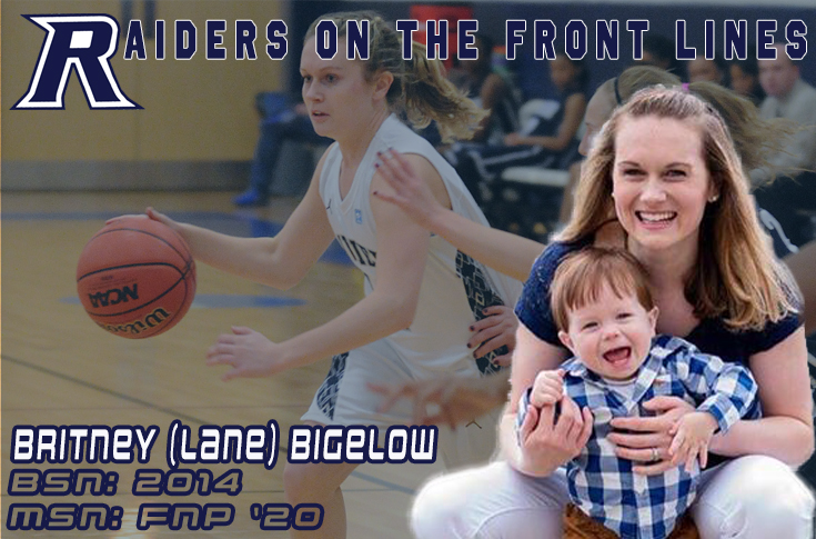 Raiders On The Front Lines: Britney (Lane) Bigelow '14