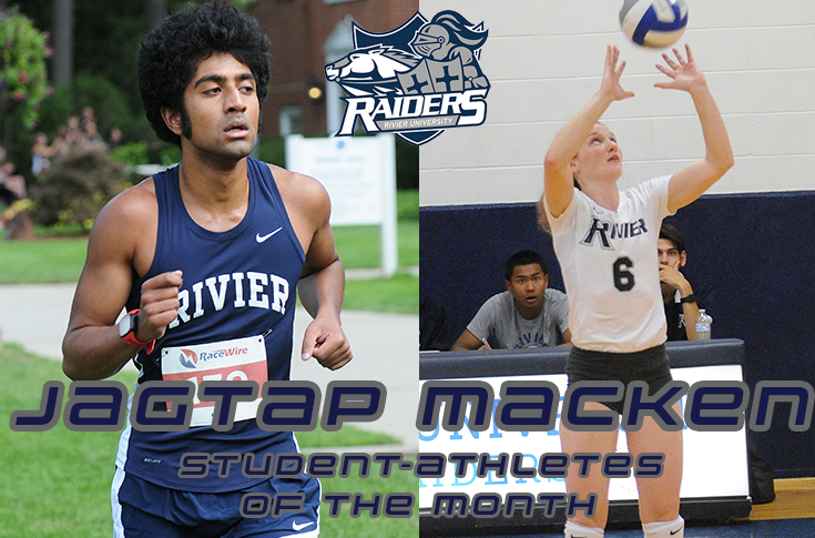 Macken, Jagtap named Student-Athletes of the Month