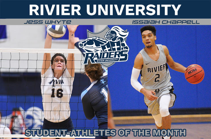 Whyte, Chappell named Student-Athletes of the Month