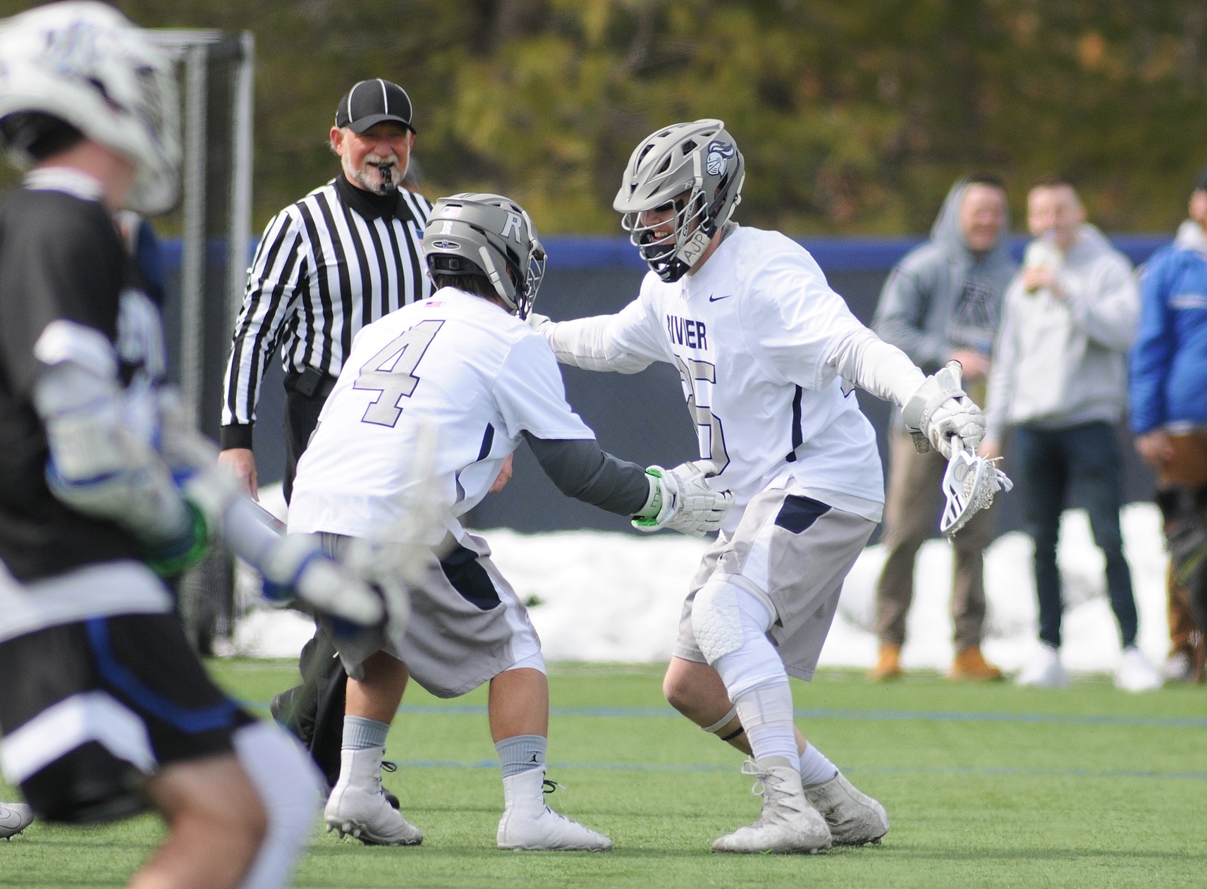 Men's Lacrosse: Larsen scores 100th career goal and leads Raiders to victory over the AMCATS, 7-6