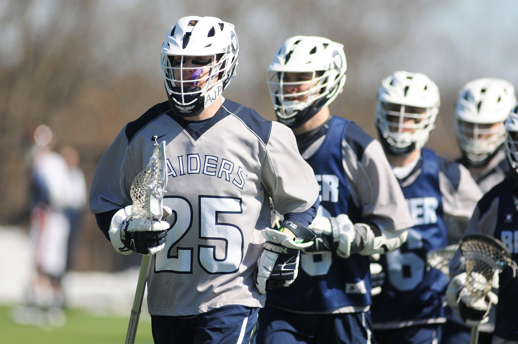 Men's Lacrosse: Raiders capture first conference win at home against AMCats, 11-9.