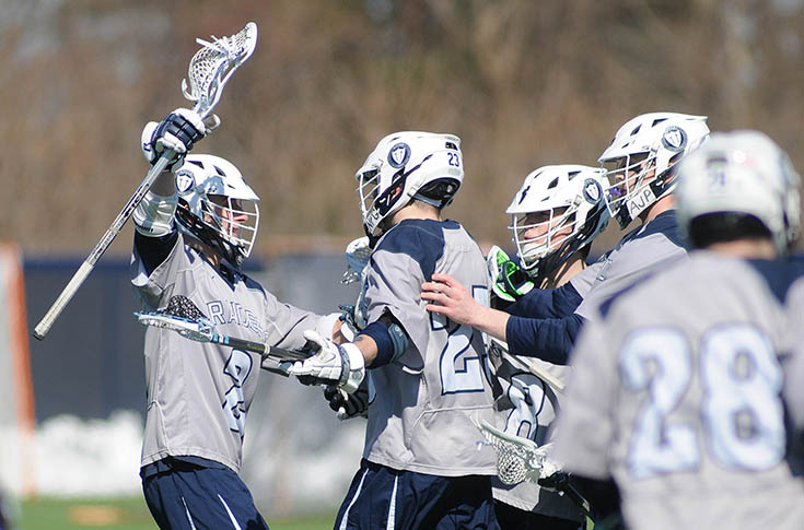 Men's Lacrosse: Raiders still undefeated after beating Hornets, 17-7.