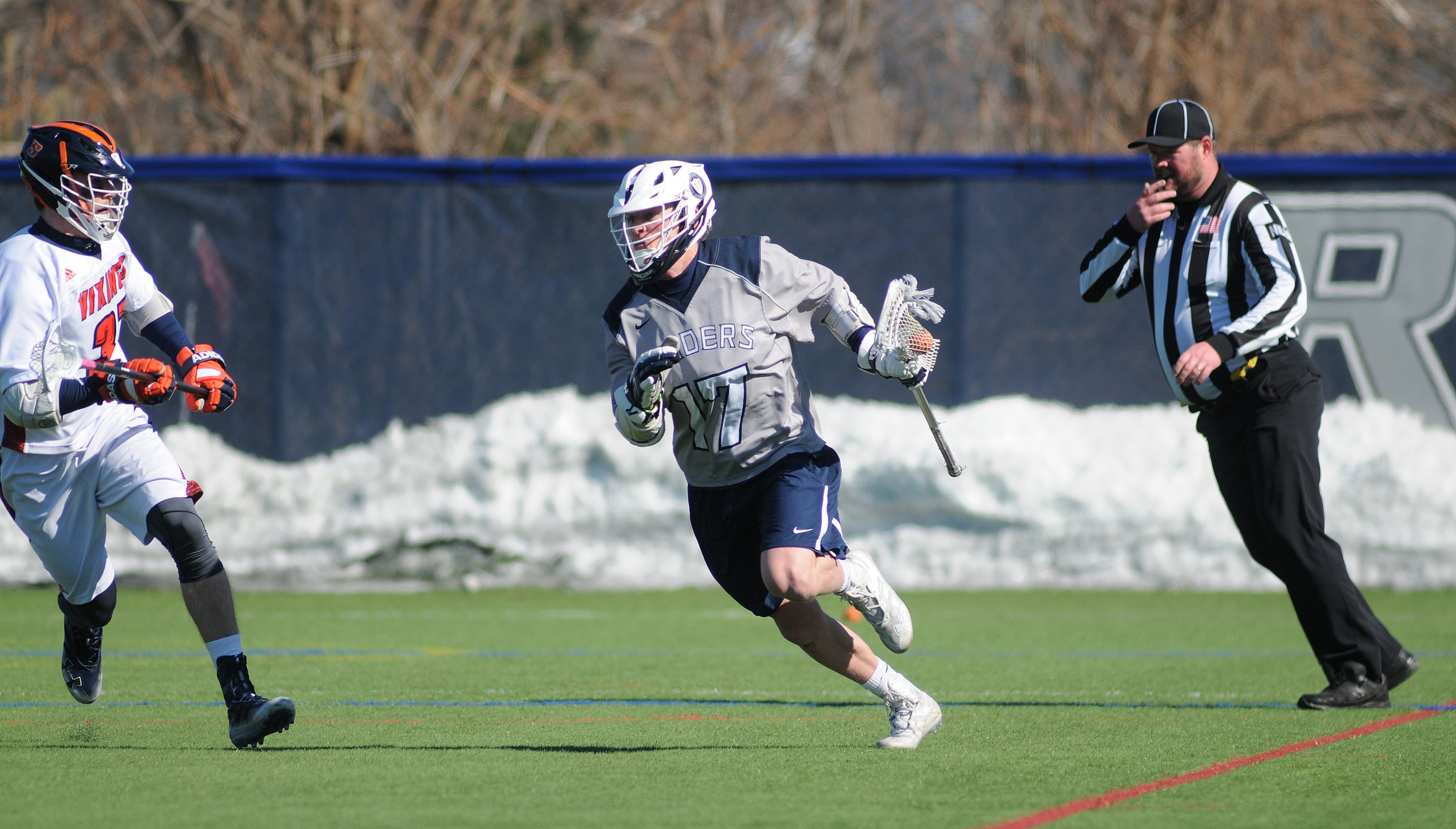 Men's Lacrosse: Raiders Earn No.3 Seed In the GNAC Playoffs after dropping the Saints, 16-10.