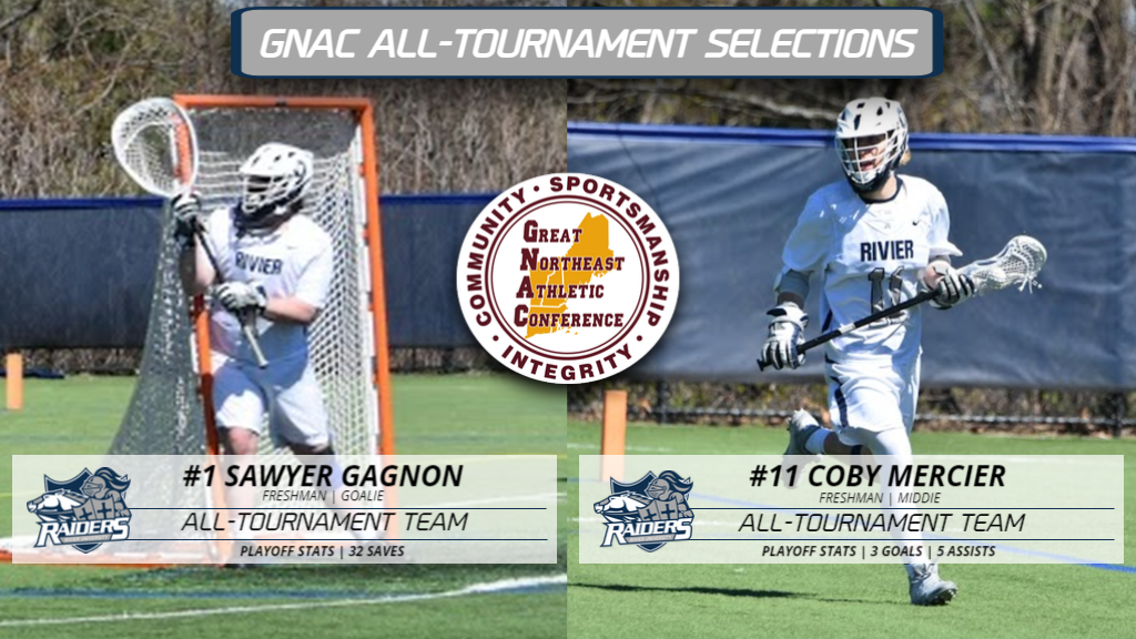 Men's Lacrosse: Gagnon and Mercier selected to GNAC All-Tournament Team