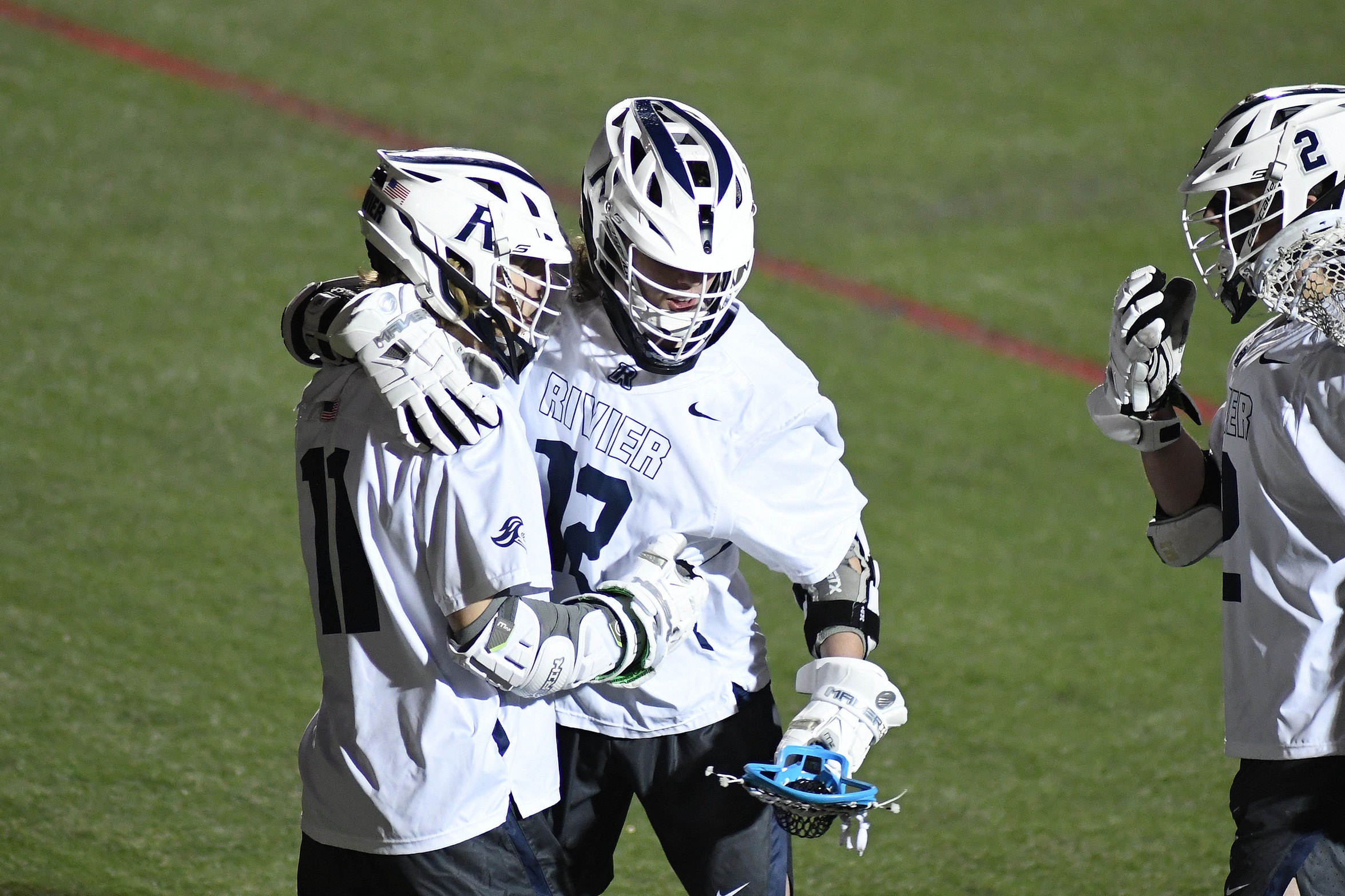 Men’s Lacrosse Topples Regis 14-1