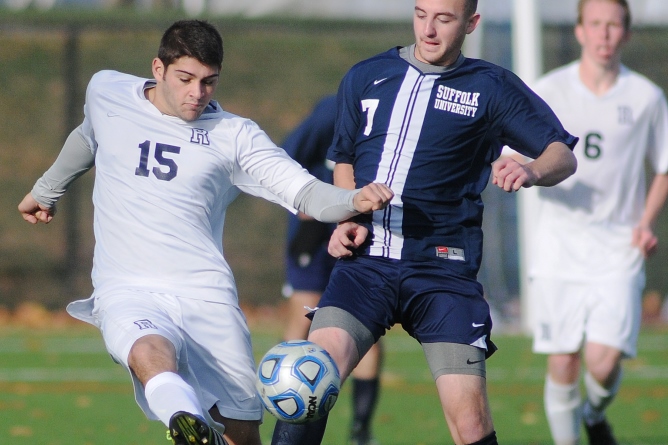 Men's Soccer tops Suffolk for first win of 2014