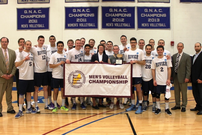 Men's Volleyball captures 7th straight GNAC Championship