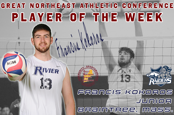Men's Volleyball: Kokoros named GNAC Player of the Week!