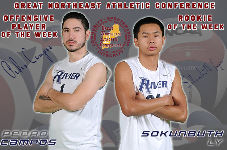 Men's Volleyball: Campos and Ly earn GNAC honors.