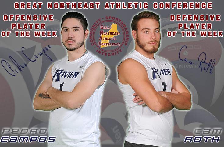 Men's Volleyball: Campos, Roth named GNAC Players of the Week