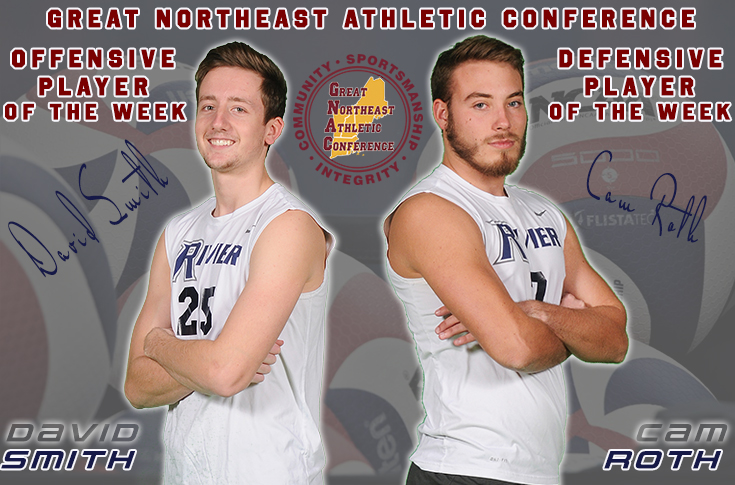 Men's Volleyball:  Roth and Smith earn GNAC honors.