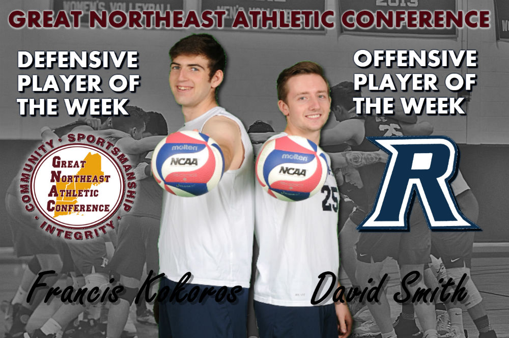 Men's Volleyball: Kokoros, Smith selected for GNAC honors.