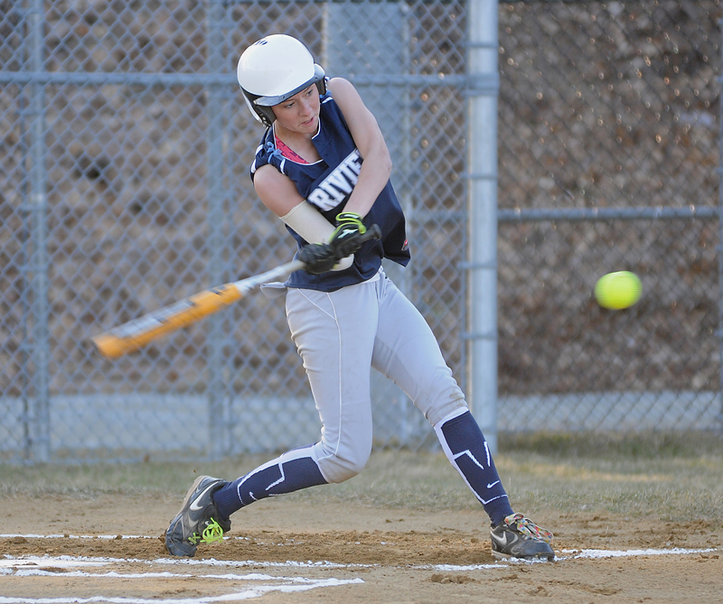 Rivier Drops Two in Softball Double Header