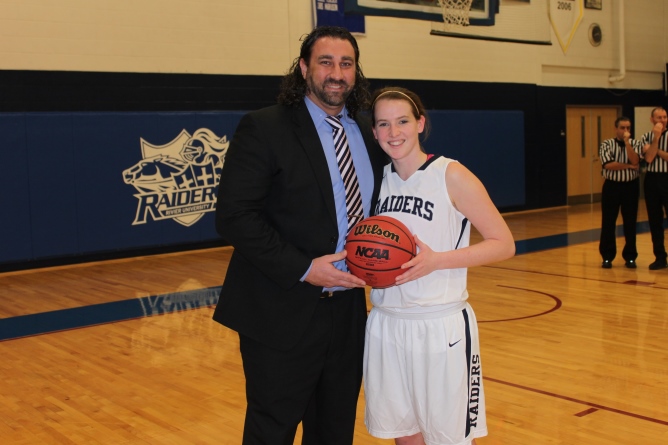 Deanna Purcell surpasses 2,000 career points in overtime loss