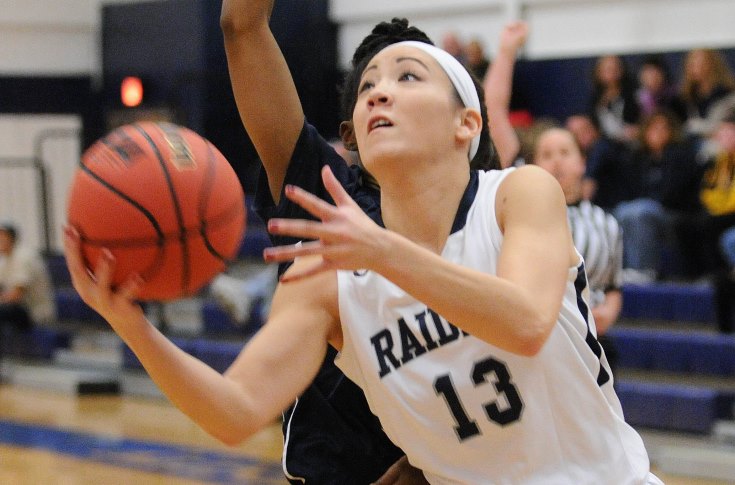 Women's Basketball: Perry returns with 21 point night; Raiders upend Sharks 74-57