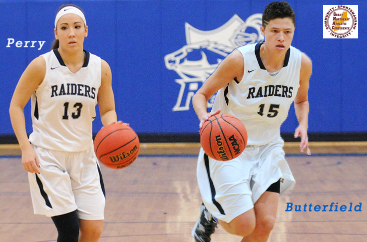Women's Basketball: Perry, Butterfield named GNAC All-Conference