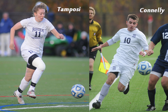 Tamposi, Connelly selected as GNAC All-Conference