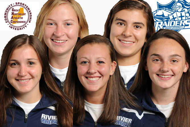 Women's Volleyball places five to GNAC All-Conference Teams