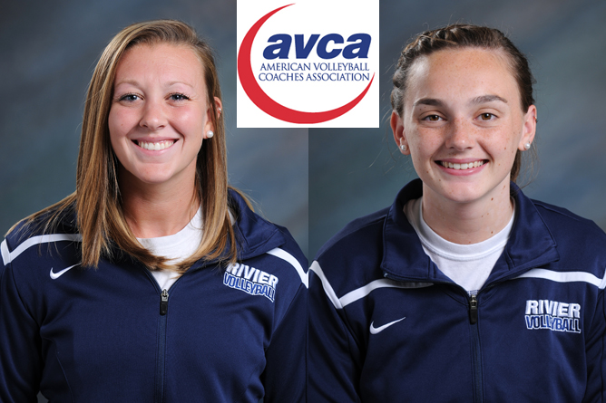 Silverman, O'Reilly earn National Accolades from the AVCA