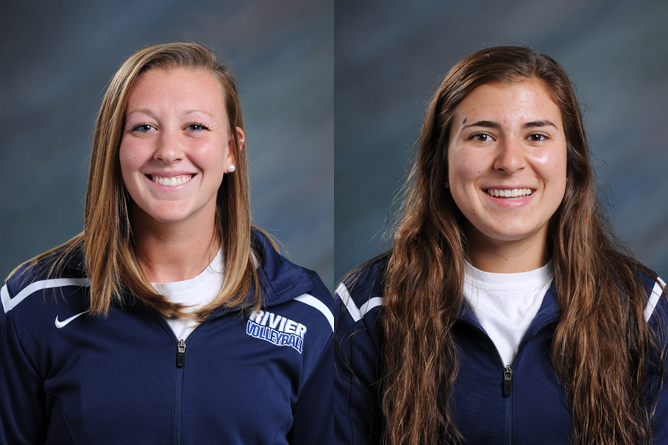 Silverman, Trevino named GNAC Corvias Women's Volleyball Players of the Week