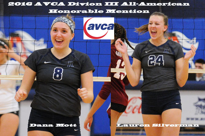 Women's Volleyball: Mott, Silverman receive AVCA All-American Honorable Mentions