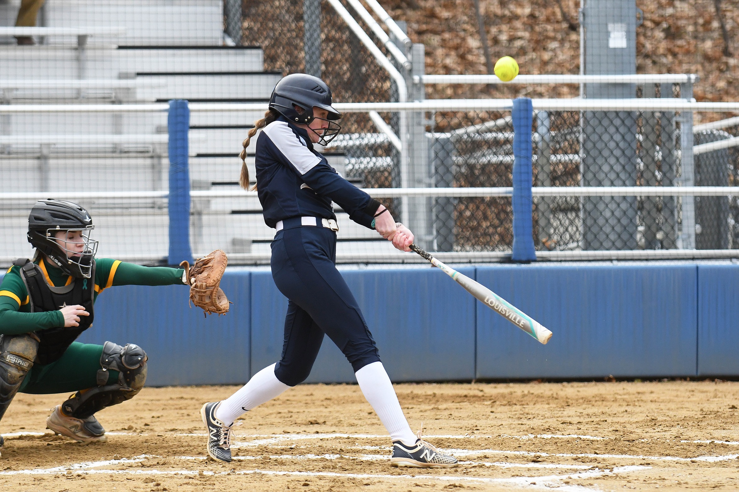 Softball Drops Both to St. Joe’s to Open Conference Play